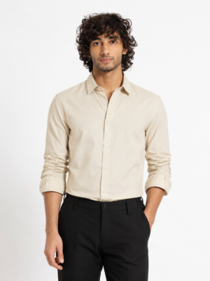 Sandstone Satin Shirt