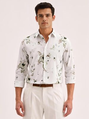 Ivory Bloom Shirt